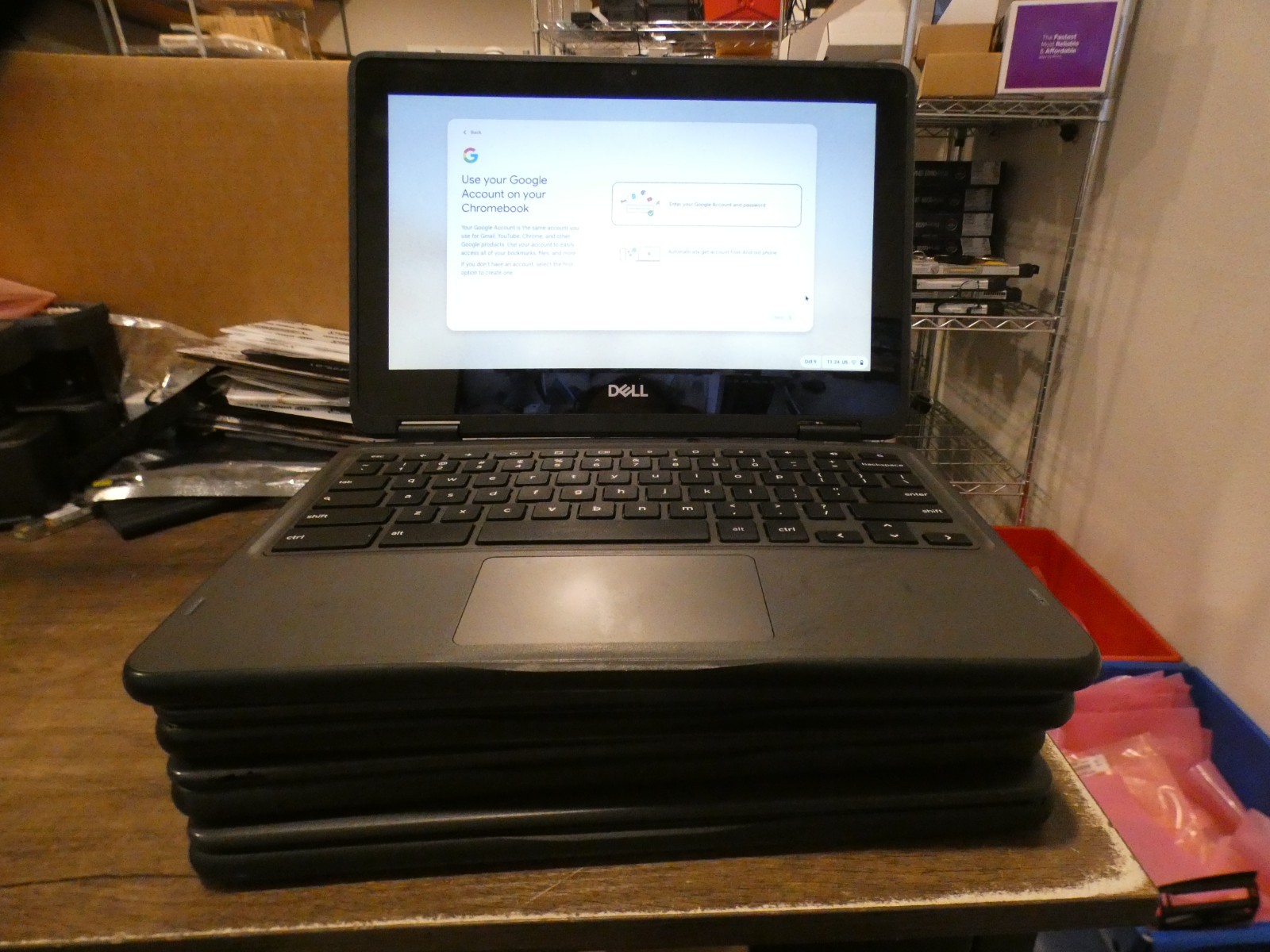 Dell Chromebook 3100 2 in 1 11.6″ Touchscreen Celeron 4GB 32GB 1.1GHZ (Lot of 4)