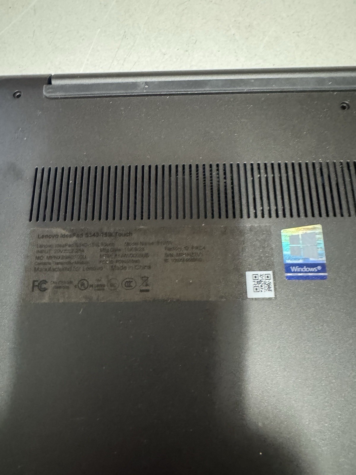 Lenovo IdeaPad S340-15IIL i3 10th Gen 15.6” Laptop For Parts No SSD