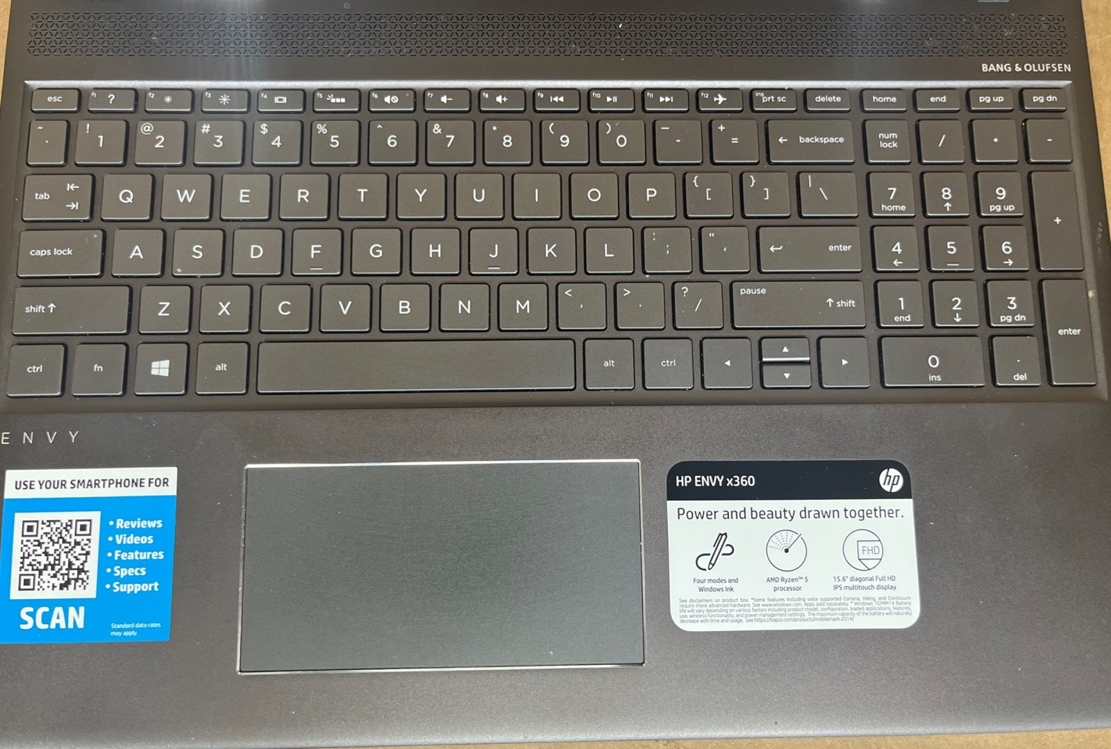 HP Envy x360 m Convertible, AMD Ryzen 5 @2.00GHz, 8GB RAM, 240GB SSD, W11P*READ*