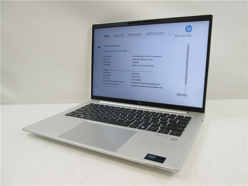 HP EliteBook 840 G11 Laptop Ultra 5 135U 16GB DDR5 256GB SSD Win 11 COA Grade C