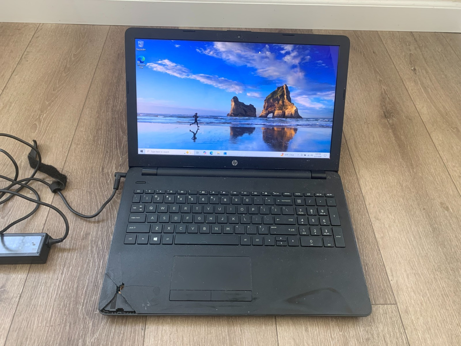 HP 15-bs212wm 15.6″ Intel Celeron N4000 1.10GHz 4GB RAM 500GB HDD Win 10 Home