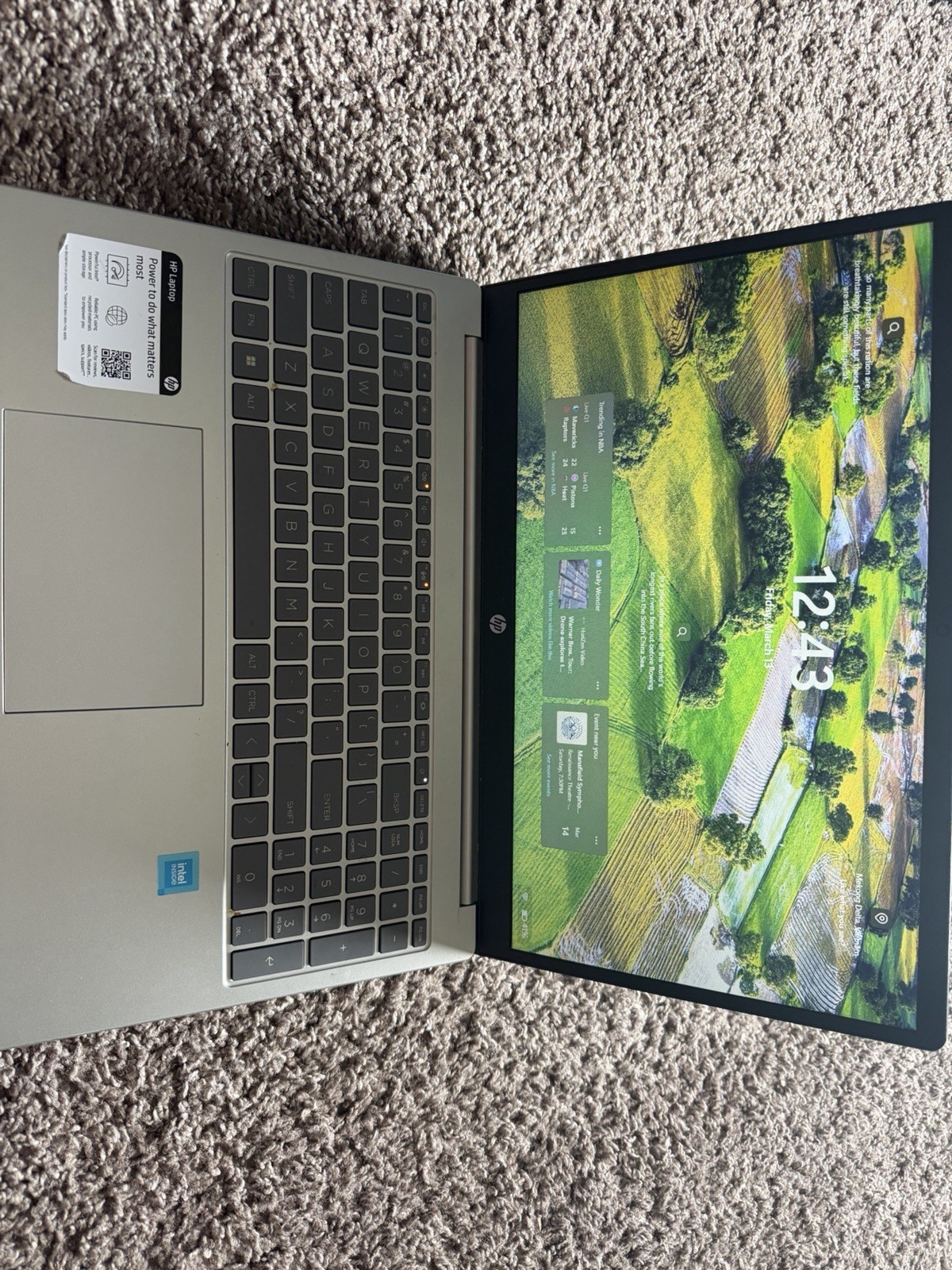 HP Laptop 15.6″ Intel Windows 10 Silver Built-in Webcam Wi-Fi HDMI