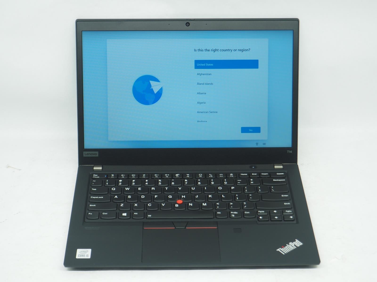 LENOVO THINKPAD T14 GEN 1 Intel Core i5-10210U 1.60GHz 8GB RAM 256GB Grade B