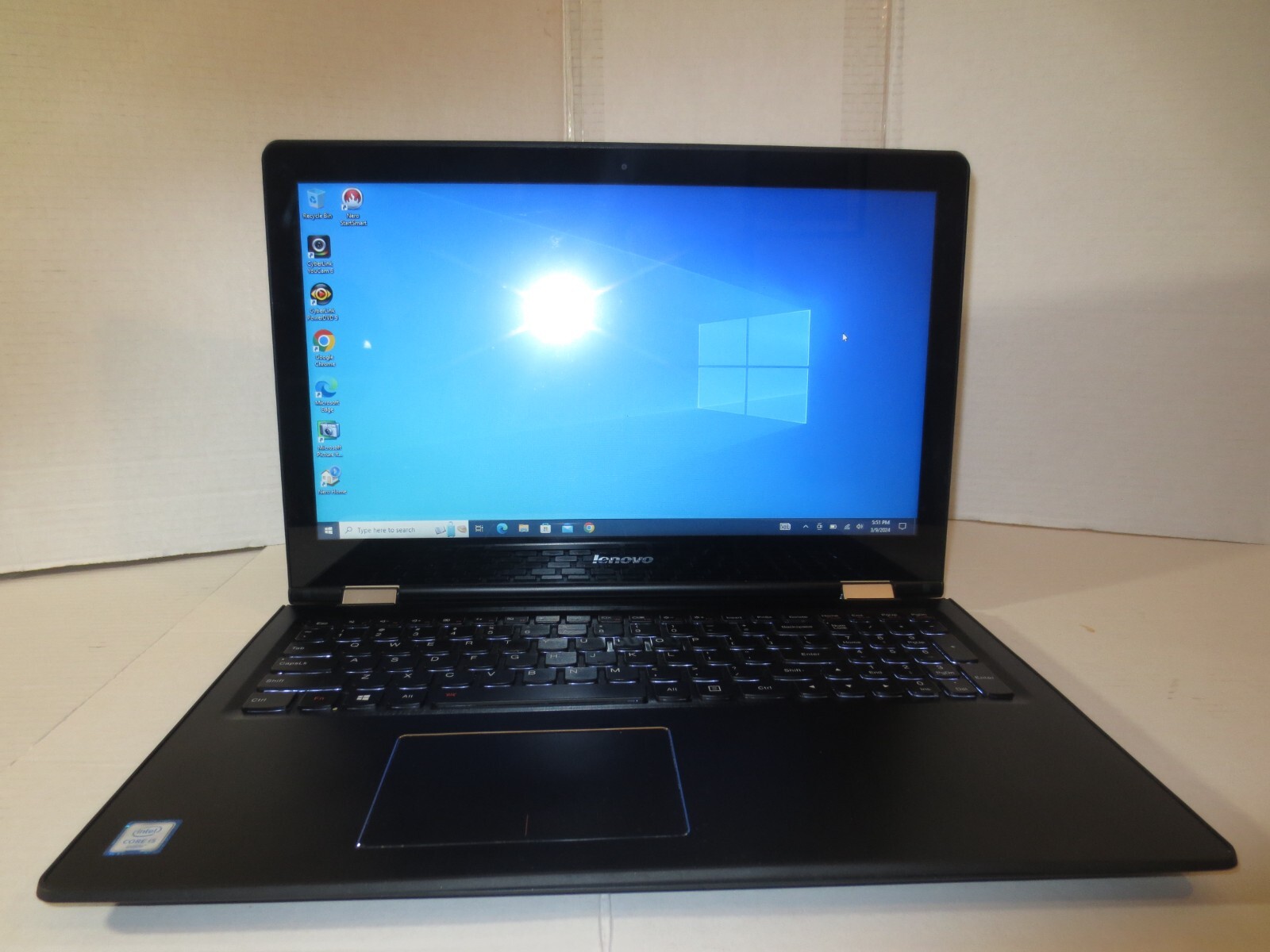 LENOVO FLEX 3-1580 80R4 Core i5 (6th) 6200U / 2.3 GHz 8GB RAM 750GB HDD WIN 10