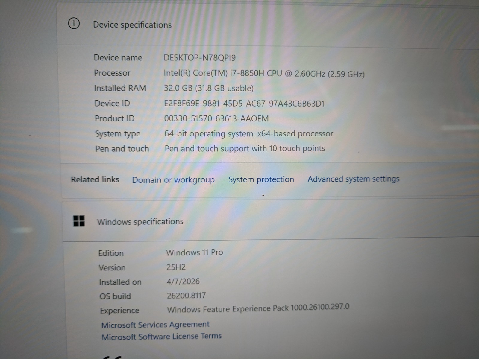 Dell Precision 5530 Laptop – i7-8850H | 32GB RAM | 512GB NVMe | 4K UHD Touch