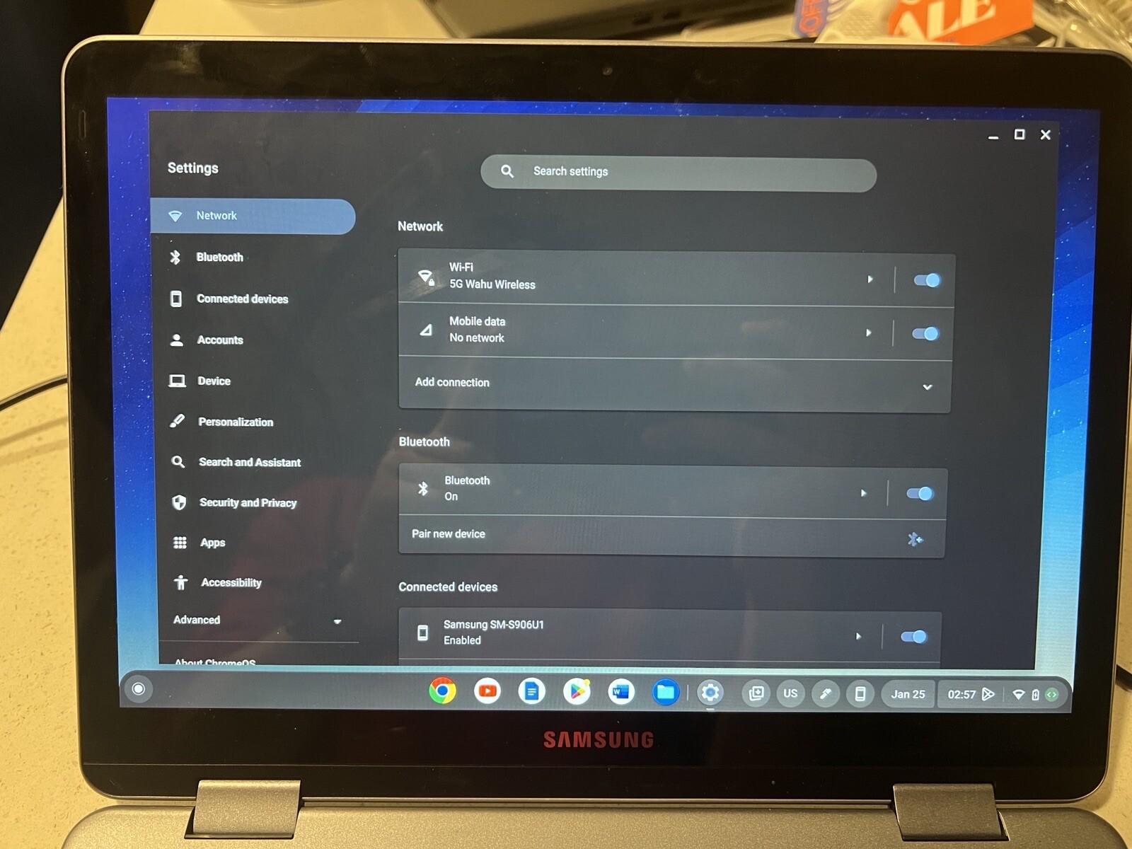 Samsung 12.2 in. 2-in-1 Chromebook Plus