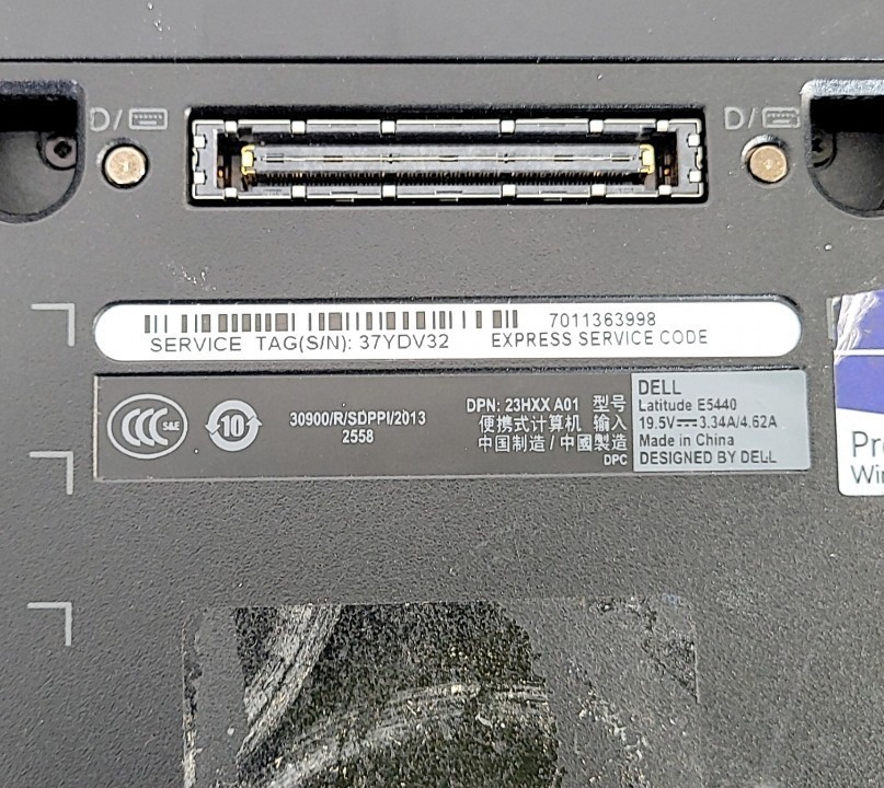 DELL LATITUDE E5440 Laptop Core I5-4310U 8GB 320GB SEE NOTES