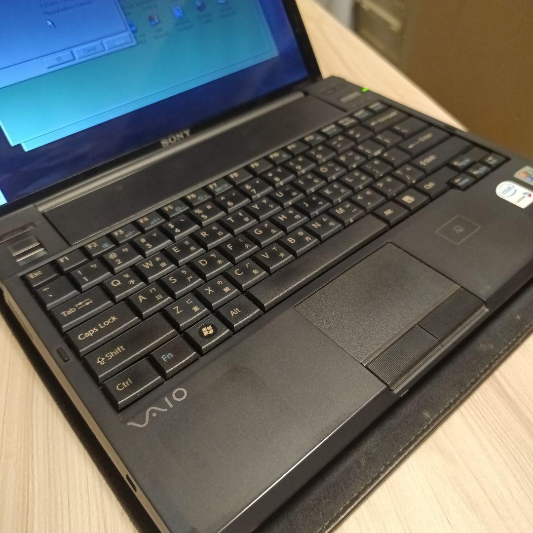 SONY VAIO Type G VGN-G1KBN Used Japan Genuine SSD 64GB Leather Case