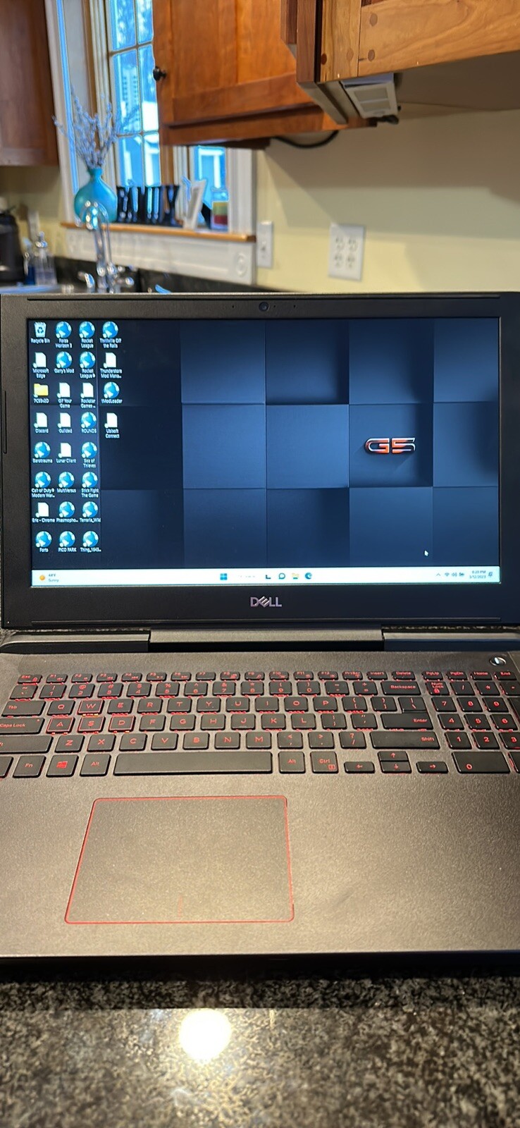 Dell G5 5587 Intel Core i5-8300H@2.30GHz GTX 1050ti 8GB RAM 128GB SSD & 1tb Sat