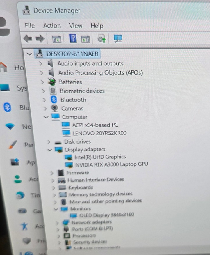 Lenovo ThinkPad P15 Gen2 I7-11850H vPro 64GRAM 512GSSD WIN11P 15.6 OLED RTXA3000