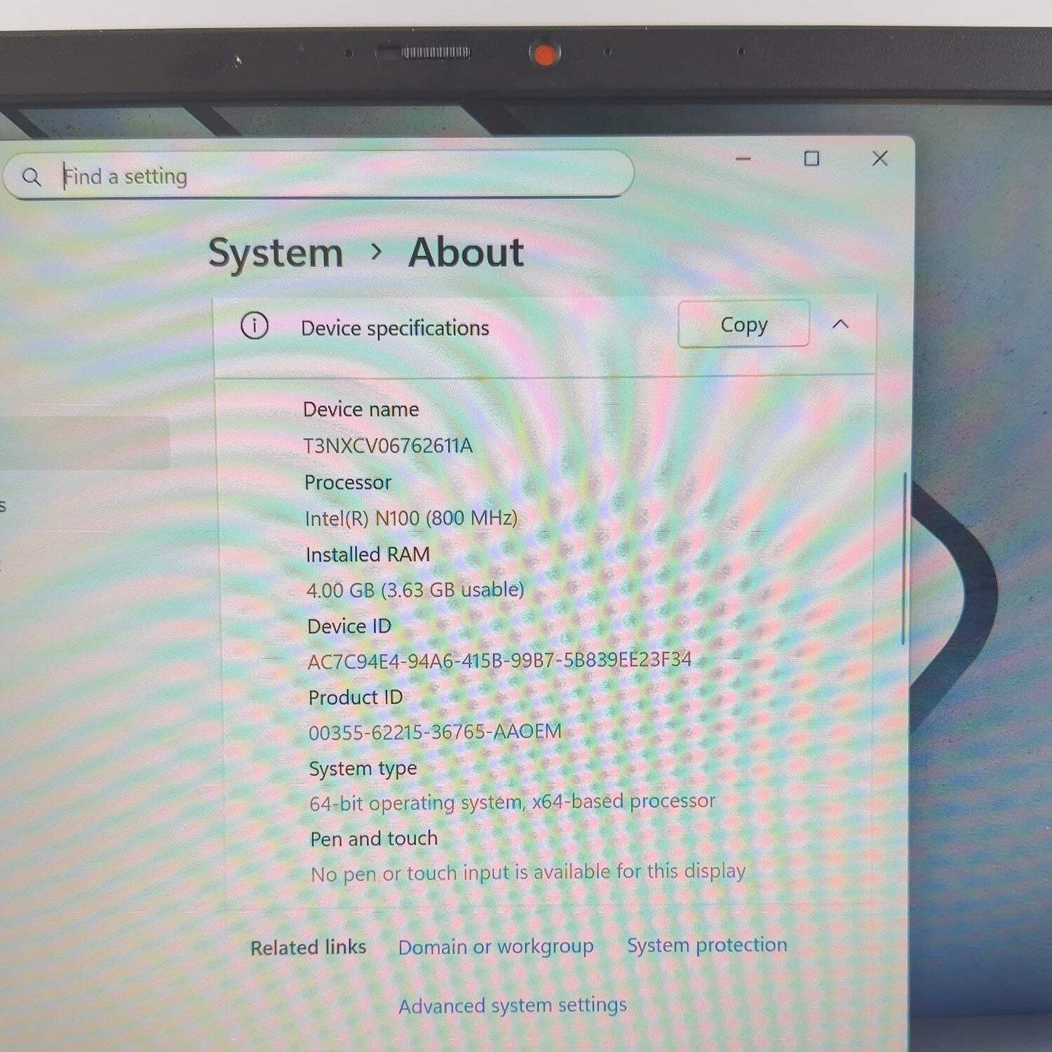 Asus ExpertBook B1 B1402CGA 14″ N100 0.8GHz 4GB RAM 128GB SSD