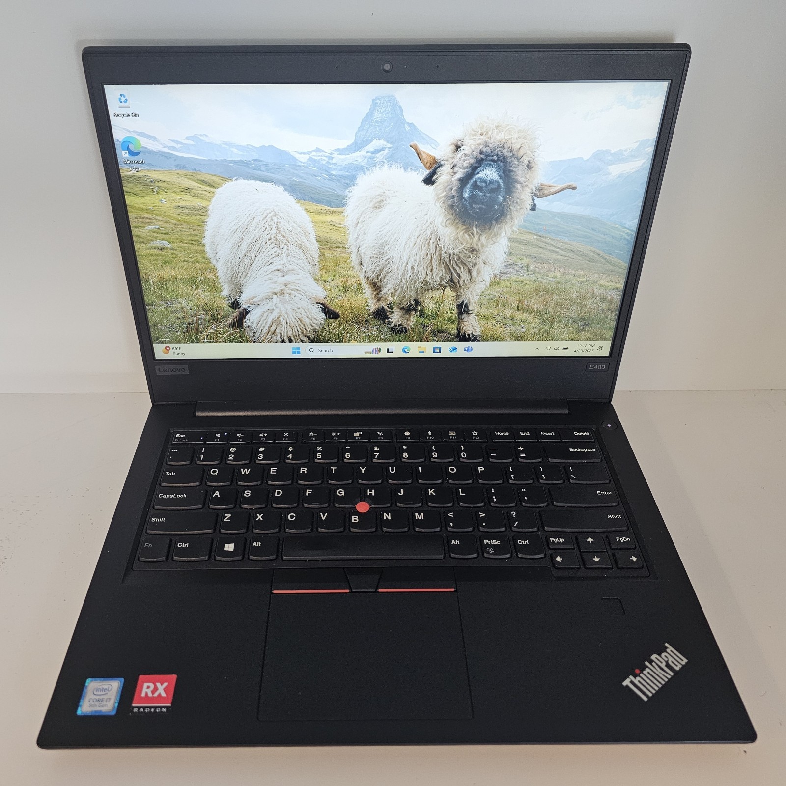 Lenovo ThinkPad E480 Laptop Intel i7 Quad Core 8GB RAM 256GB SSD Windows 11 Pro