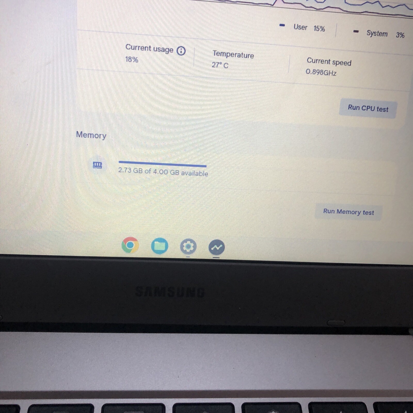 SAMSUNG XE310XBA K01US Chromebook 4 11.6″ Intel Celeron N4000 4GB RAM 32GB eMMc