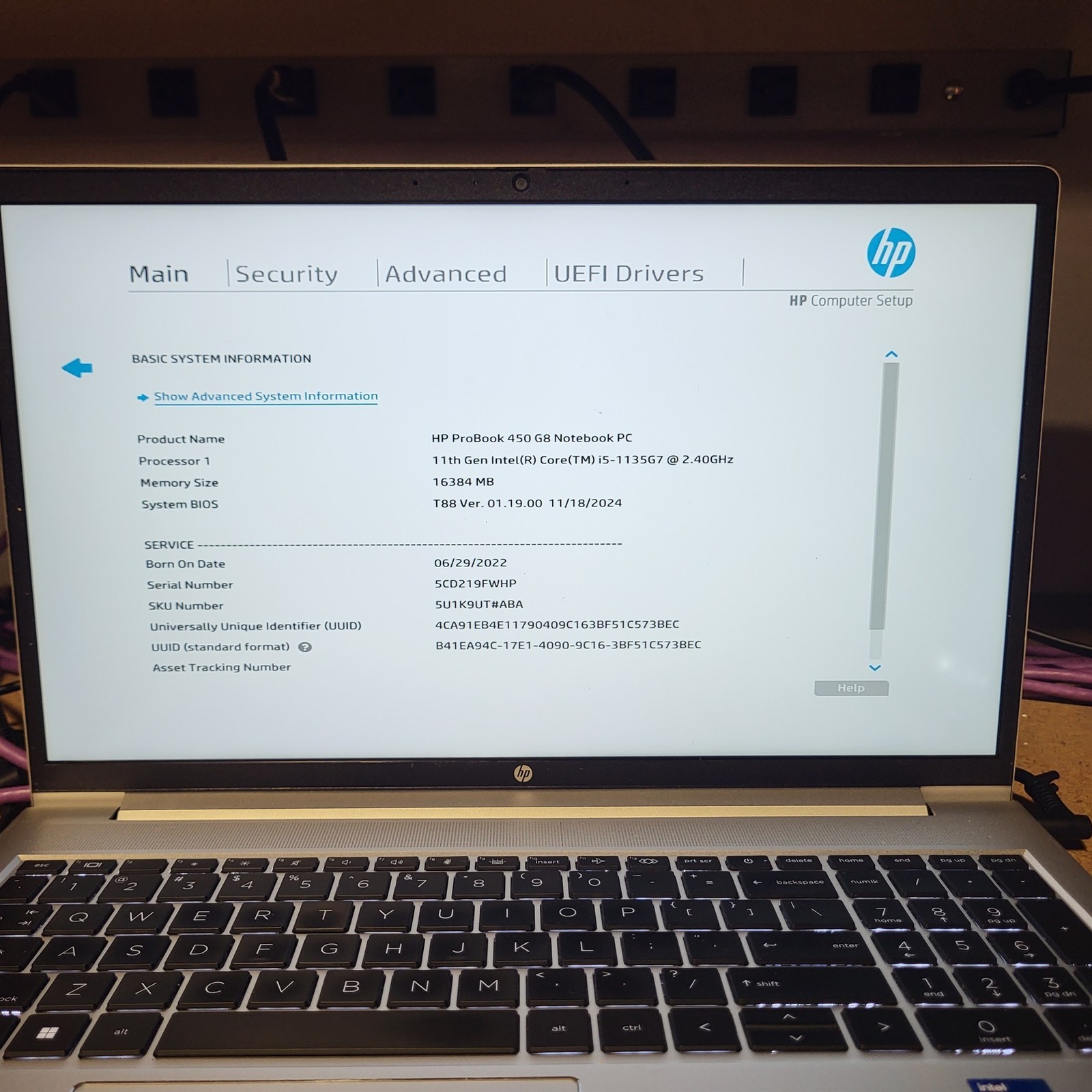Dent Lid HP ProBook 450 G8 Laptop Intel i5-1135G7 2.4GHz 16GB 512GB SSD