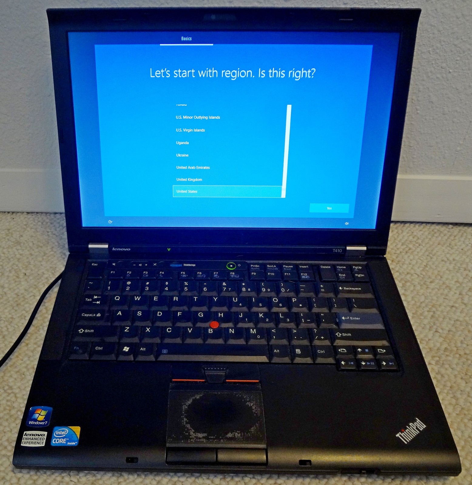 Lenovo ThinkPad T410, i5 M480 2.4GHz, 6GB RAM, 250GB SSD, Win 10 Pro