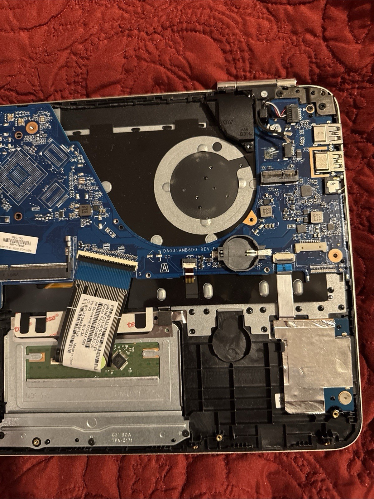 HP Pavilion 14-al061nr 14″ Laptop/Intel i3-6100U For Parts As Is