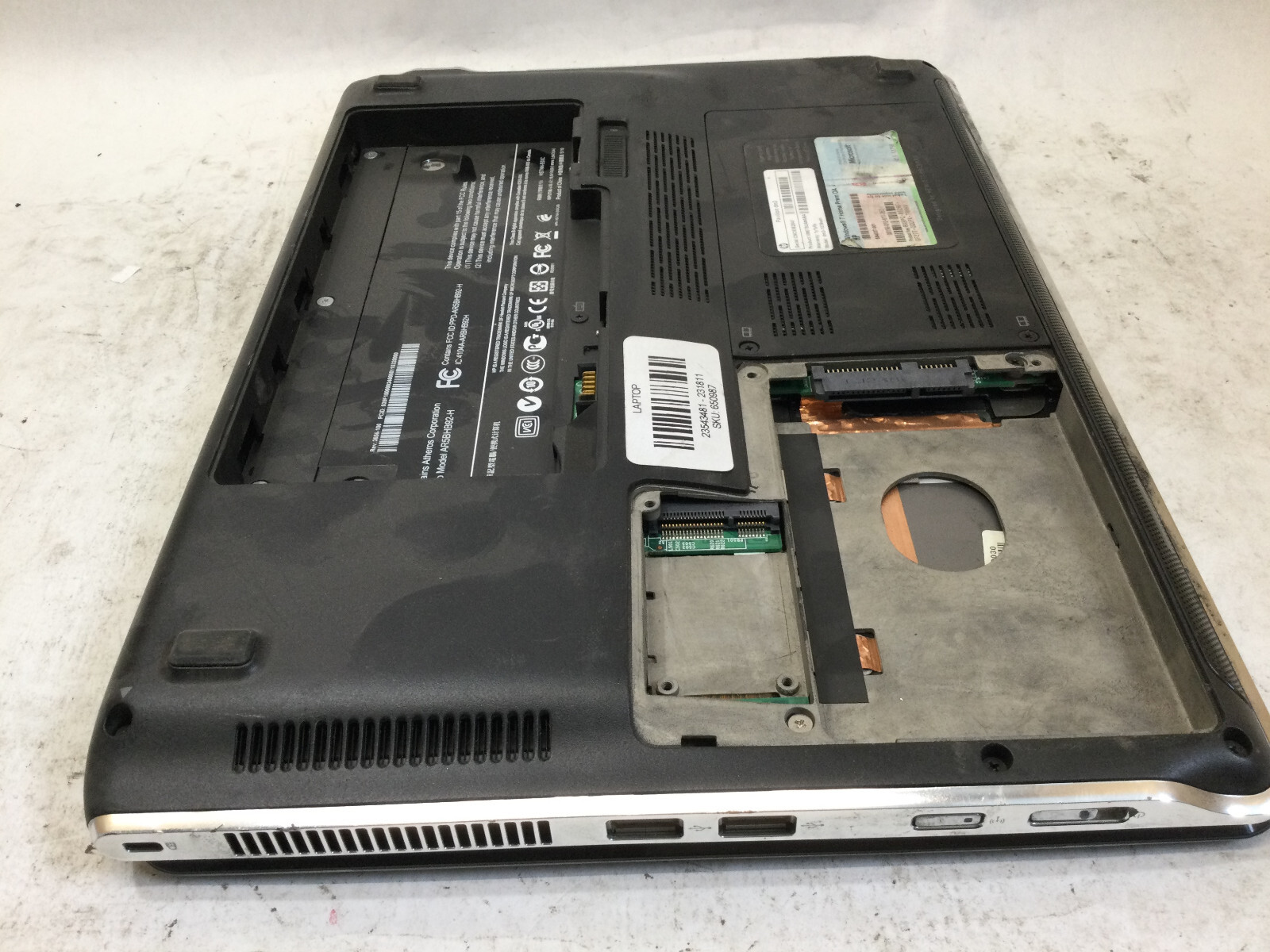 HP PAVILION DM3 – BOOTS TO BIOS – AMD ATHLON NEO X2 – 4GB RAM – READ DESCRIP -BB