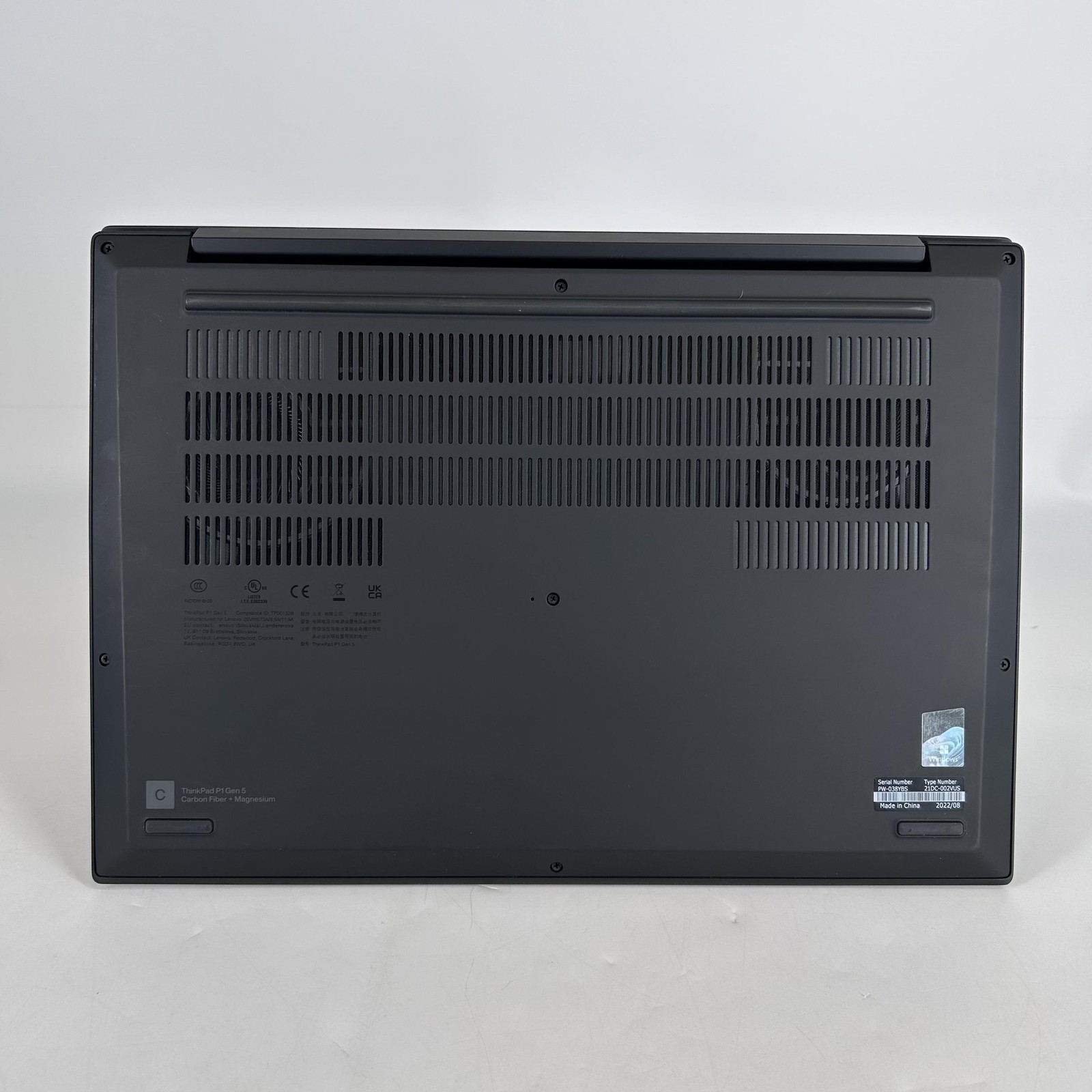 Lenovo ThinkPad P1 Gen 5 16 UHD+ 2.4 GHz i7-12800H 32GB 1TB SSD RTX A4500