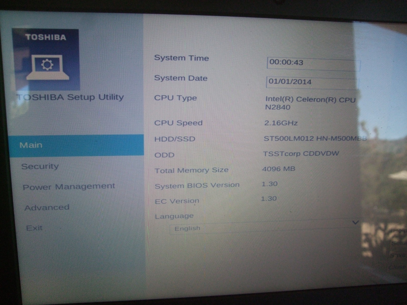 Toshiba Satellite C55-B5300 15.6″ no HD Intel N2840 2.58GHz 2.1GHZ 4GB DVD-PARTS