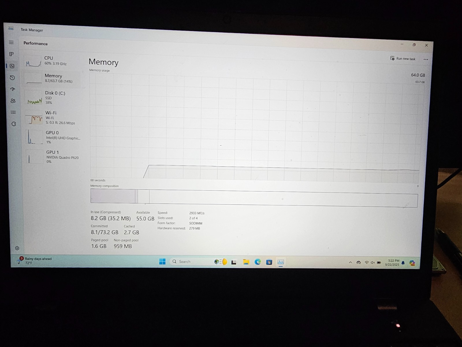 Lenovo thinkpad P15v gen1