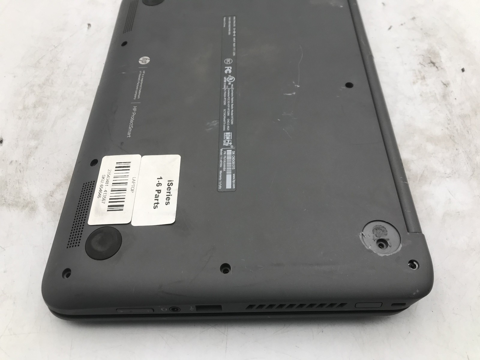 HP PAVILION 11 N010DX – FOR PARTS/REPAIR – INTEL PENTIUM N3520 – NO RAM -READ-BB