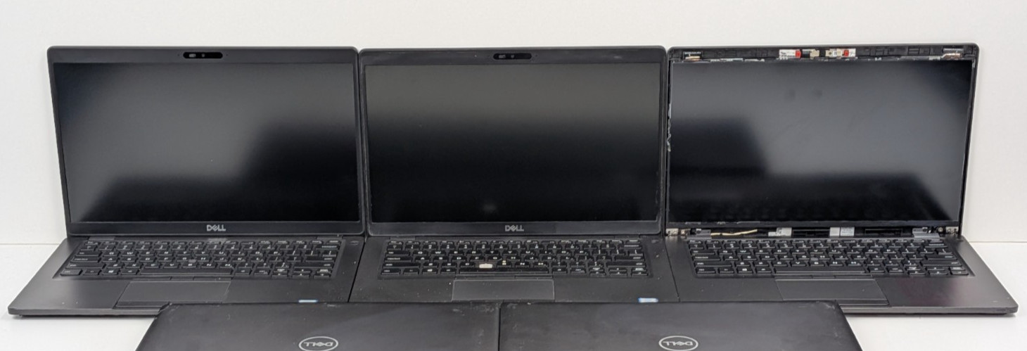 Lot of 5 – Dell Latitude 5400 Quad Core i3/i5 8th Gen **For Parts or Repair**