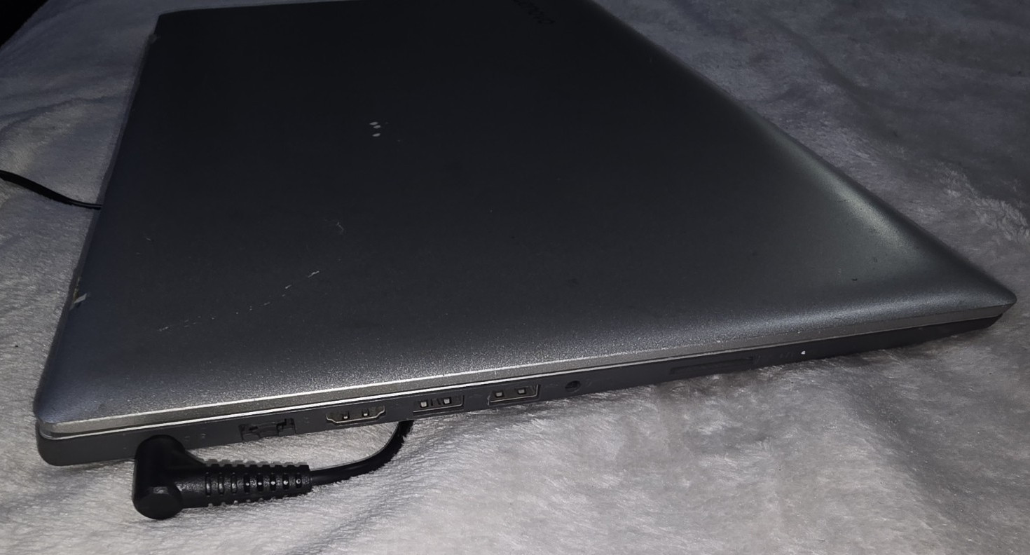 Lenova Idea Pad 320-15 /IAP Laptop Computer SILVER w/ Power Adapter Works READ