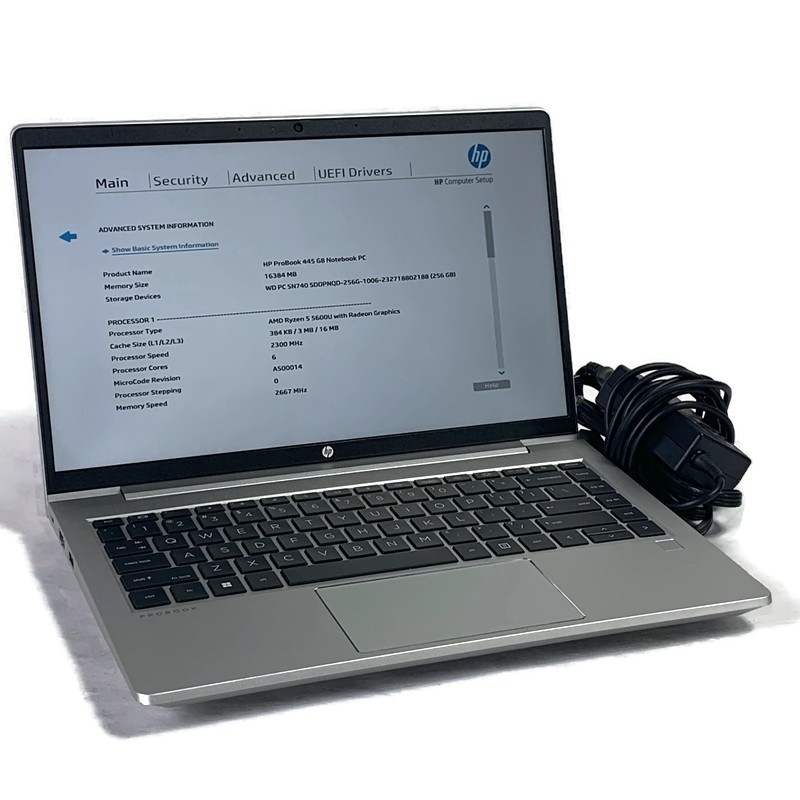 HP ProBook 445 G8 14″ Laptop Ryzen 5 5600U 2.3GHz 16GB 256GB NVMe SSD – Win11