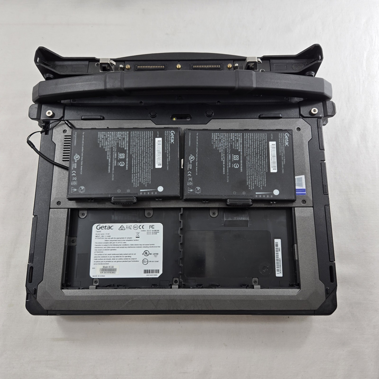 Getac K120 Toughbook i5-8250U 1.60GHz 256GB SSD 16GB Ram – 4G – GPS – Kyb LITE