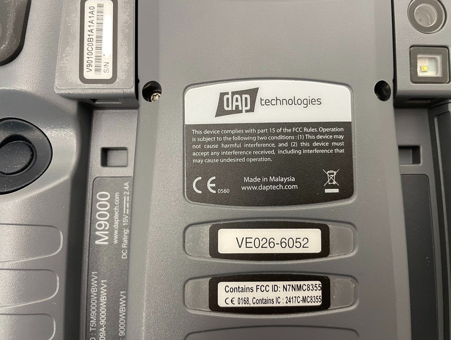 DAP Technologies M9010 Rugged 7′ Tablet Computer WM7 BT GPS M9010C0B1A1A1A0 NEW