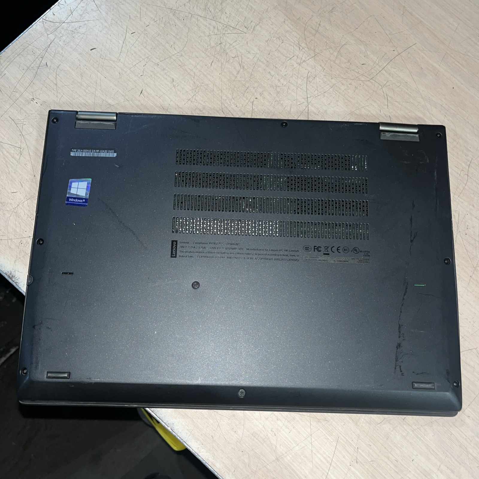 LENOVO THINKPAD X380 YOGA INTEL CORE I5-8350U 1.70GHZ 8GB RAM NO HD