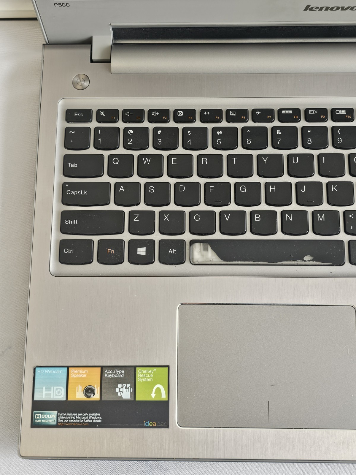 Lenovo IdeaPad P900 Laptop – i7-3520M – 8GB RAM – 1TB HDD – WORN KEYBOARD Win 10