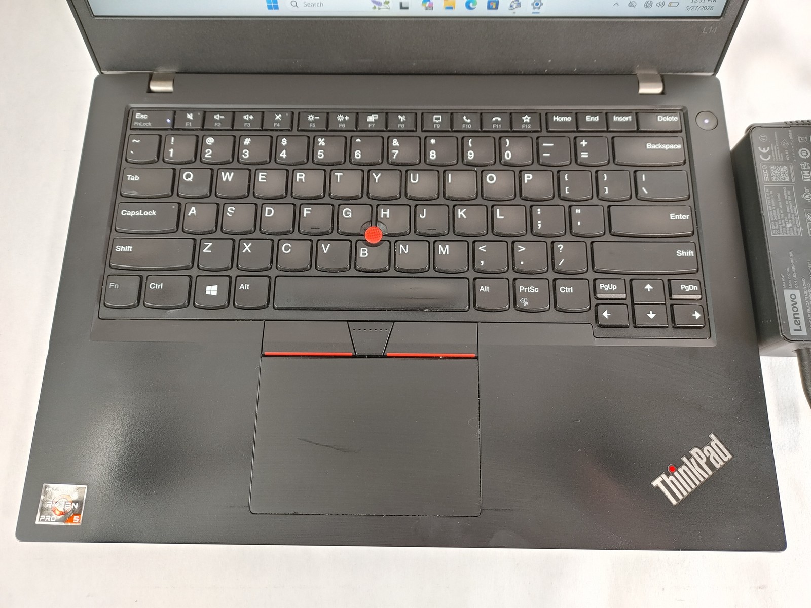 Lenovo ThinkPad L14 Gen 1 Ryzen 5 Pro 4650U 2.10 GHz 8 GB DDR4 256 GB NVMe