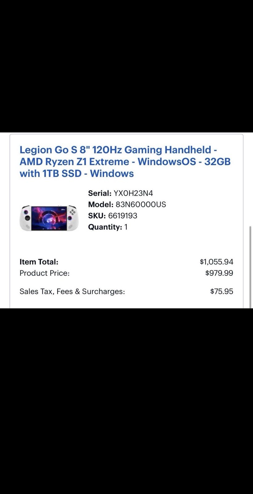 Lenovo Legion Go s