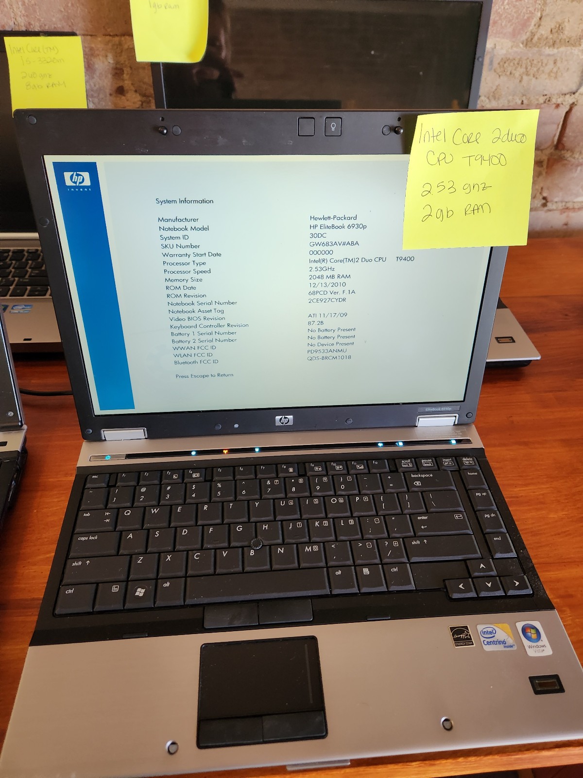 Mixed Lot of 8 HP EliteBooks 8730w 6930p 8440p 8470p See Description