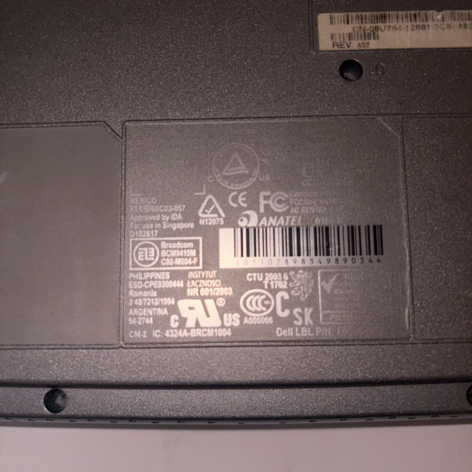 Dell Inspiron 1100 Laptop UNTESTED for Parts & Repair only
