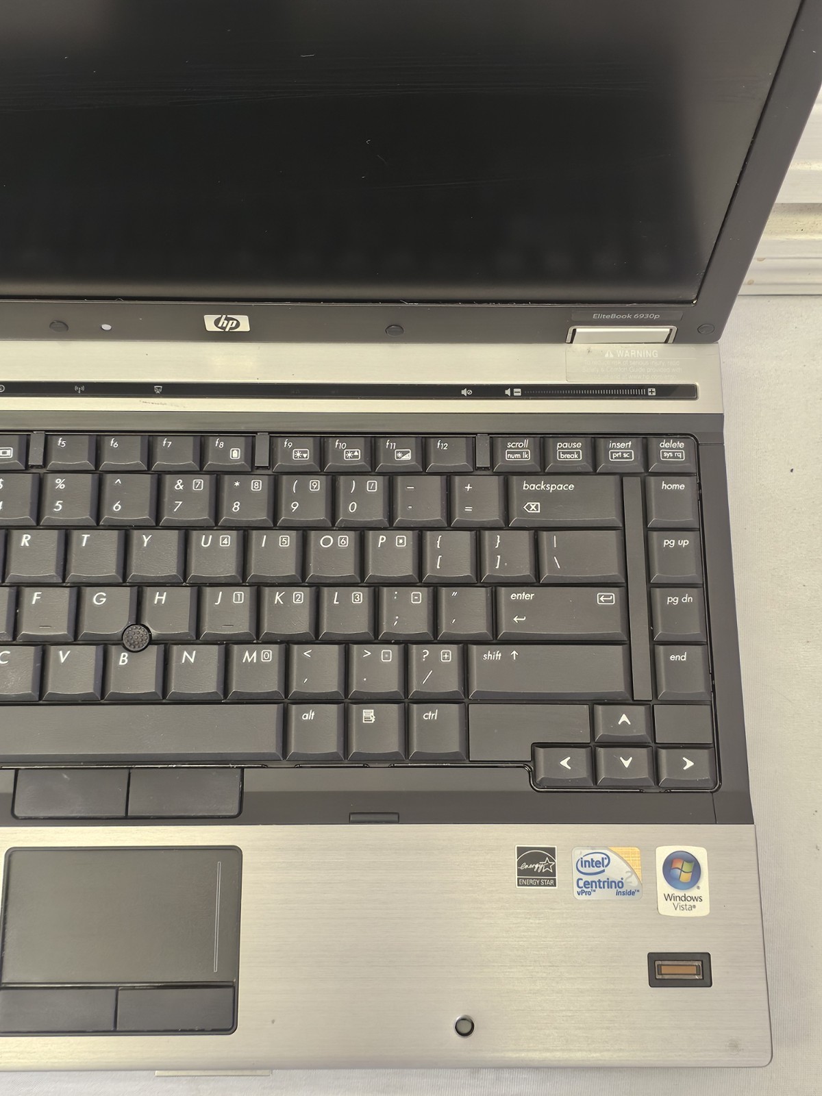 HP EliteBook 6930p Laptop – Intel Duo P8700 – 2GB RAM NO HDD/OS BAD BATT READ