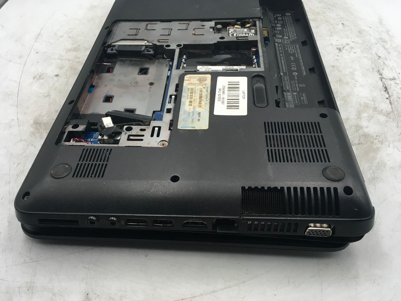 HP PAVILION G4 1226NR – BOOTS TO BIOS – INTEL I3 2330M – NO RAM – NO OS -READ-BB