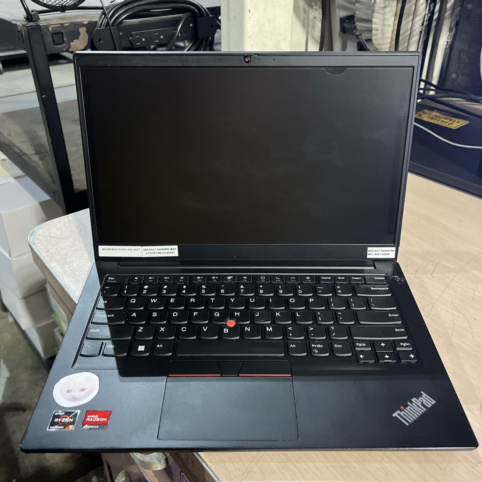 LENOVO THINKPAD E14 AMD RYZEN 5000 SERIES 8GB RAM NO HD