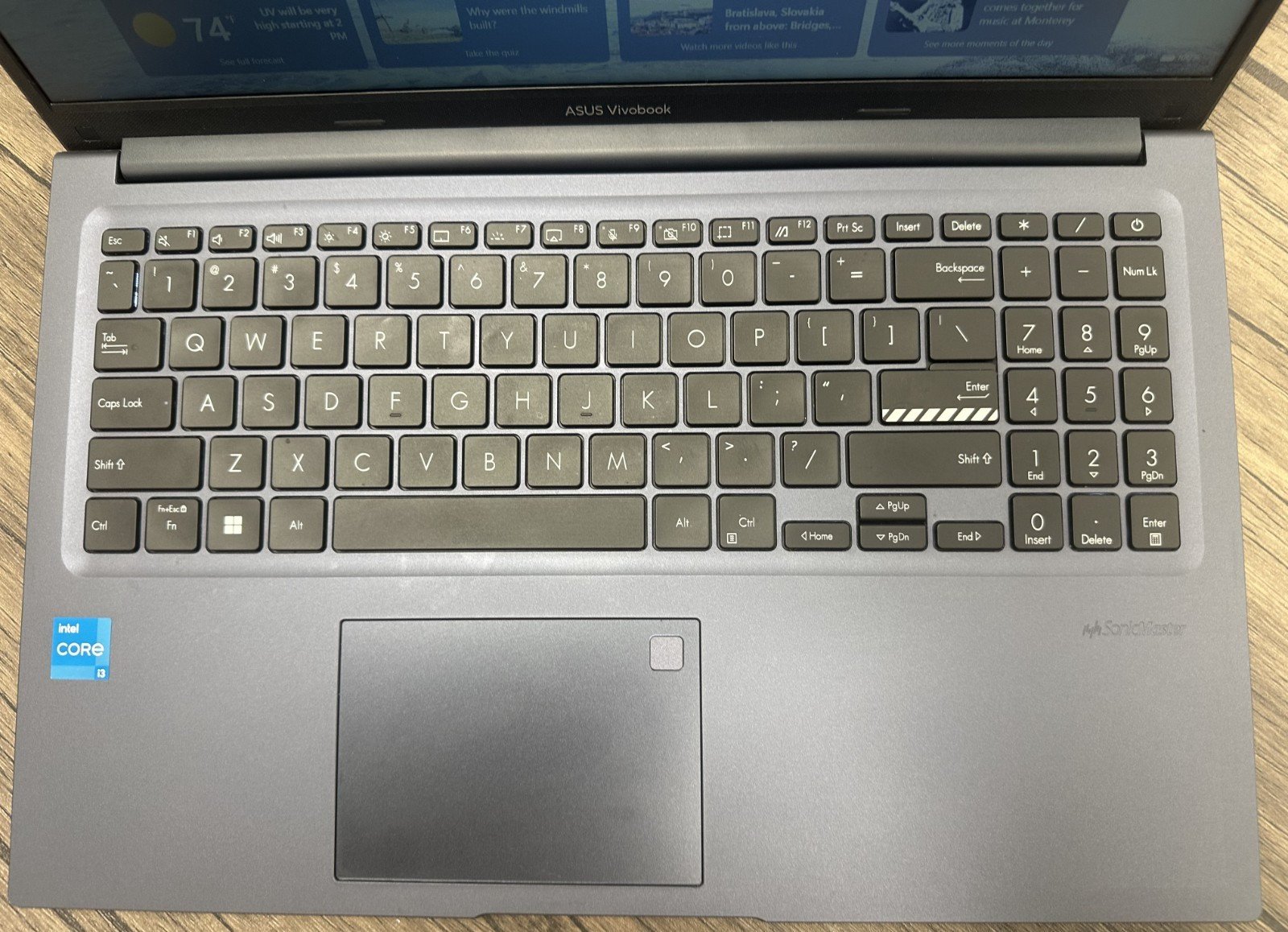 Asus VivoBook F1502ZA i3-1220P 1.50Ghz 12GB RAM 256GB NVMe Laptop Win 11