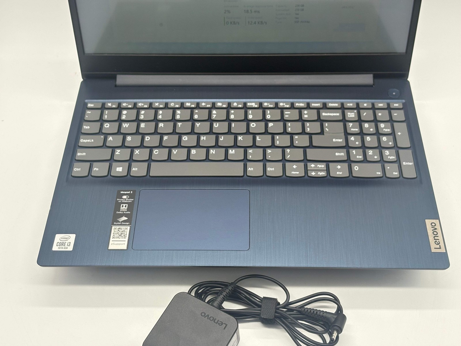 Lenovo IdeaPad 3 15IML05 15.6″ Touch Core i3 8GB 256GB Blue Laptop