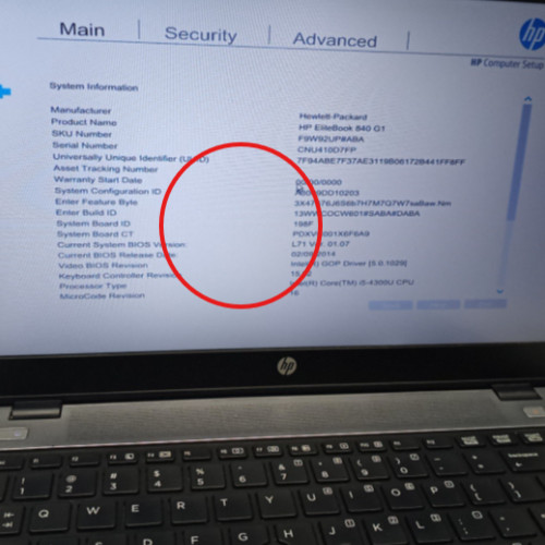 Lot(2) HP EliteBook 840 G1/ProBook 650 G1 I5-4th Gens 4GB No HDD/Battery MC297*
