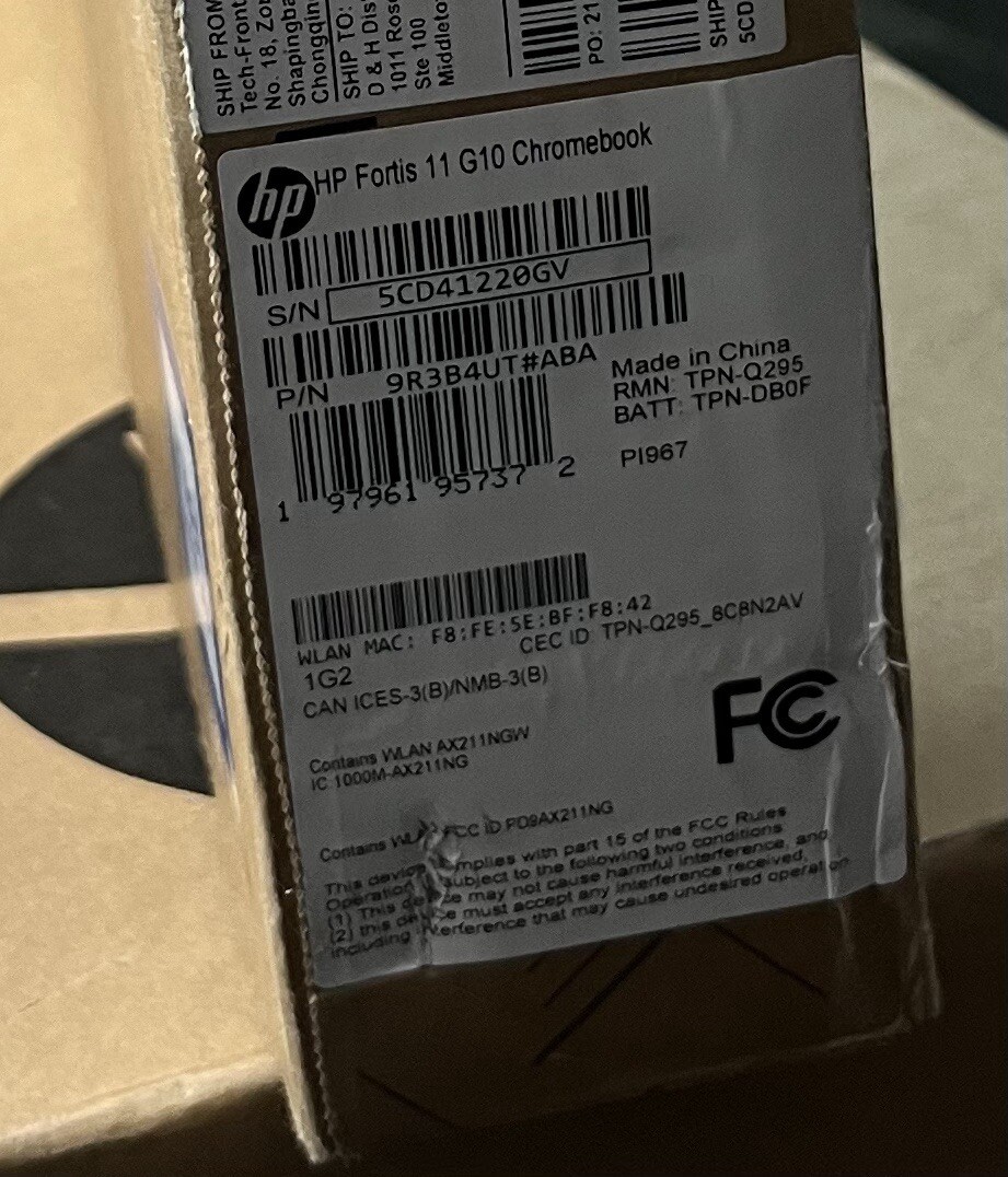 HP Fortis 11 G10 Chromebook