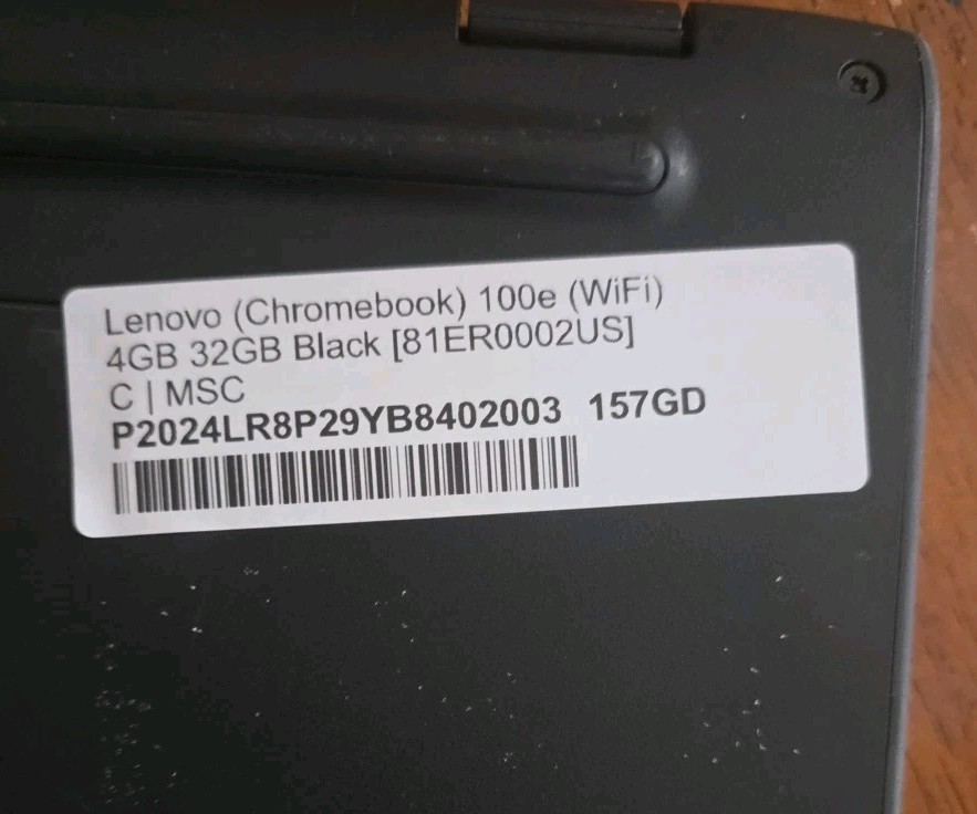 Lenovo 100e Chromebook 11.6″ (32 GB, Intel Celeron N, 2.4 GHz, 4 GB) Convertible