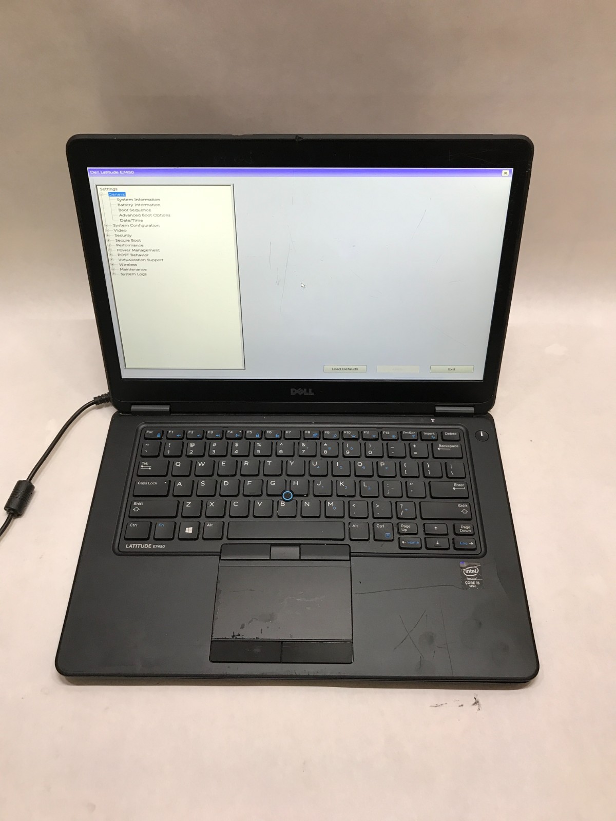 Dell Latitude E7450 14″ Intel Core i5 8GB RAM NO HDD/OS For Parts BAD LCD!! – DW