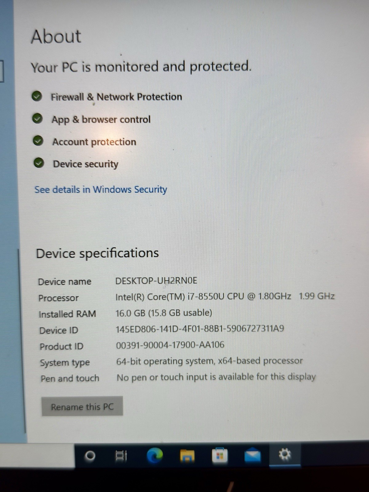 HP ZBook 14u G5 14 FHD i7-8550U 1.8GHz 16GB 1TB SSD AMD Radeon Pro WX 3100 WORKS