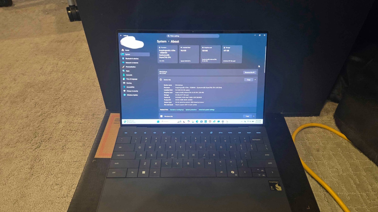 Dell – XPS – 13.4″ 3K OLED Touchscreen Laptop – Snapdragon X Elite X1E-80 2024