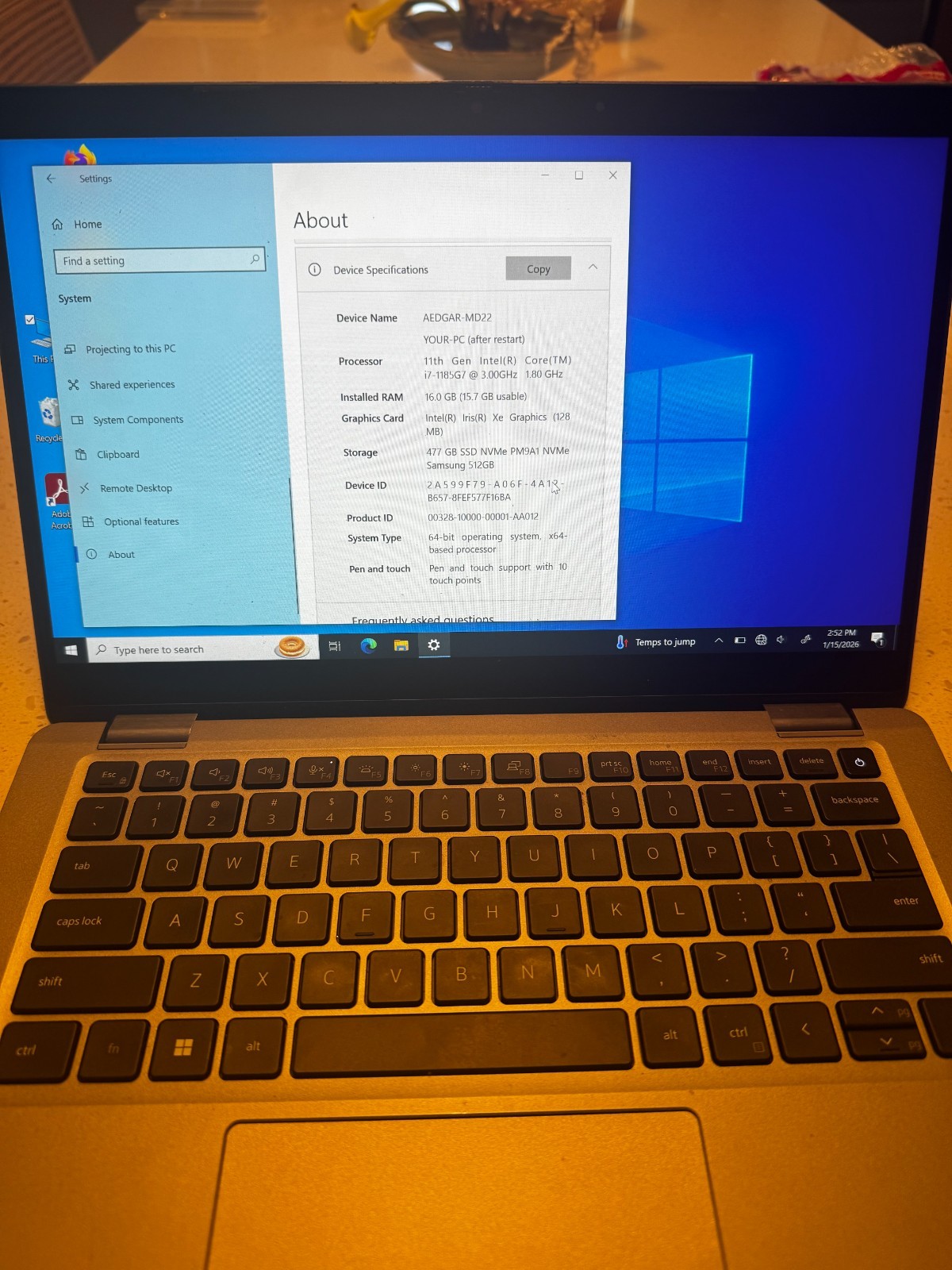 USED SILVER Dell Latitude 5320 Core i7-1185G7