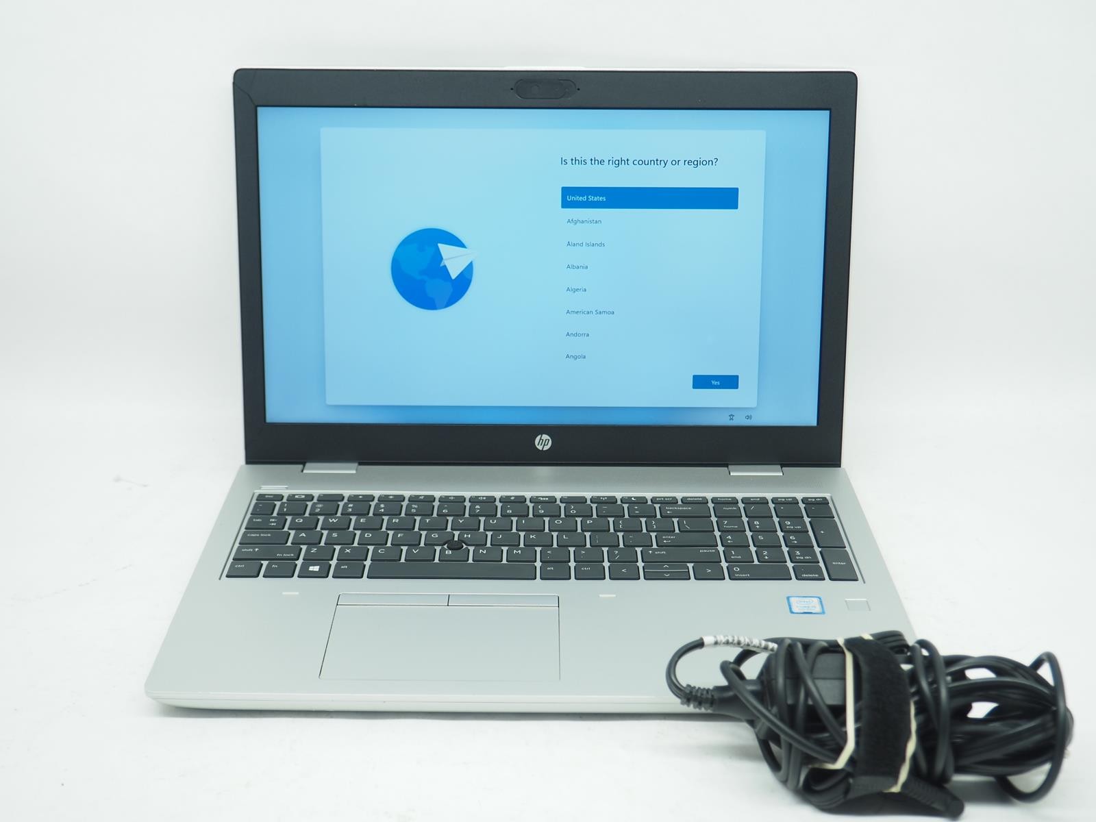 HP PROBOOK 650 G5 15.6″ Intel Core i5-8265u 1.60GHz 8GB RAM 256GB NVMe Grade C