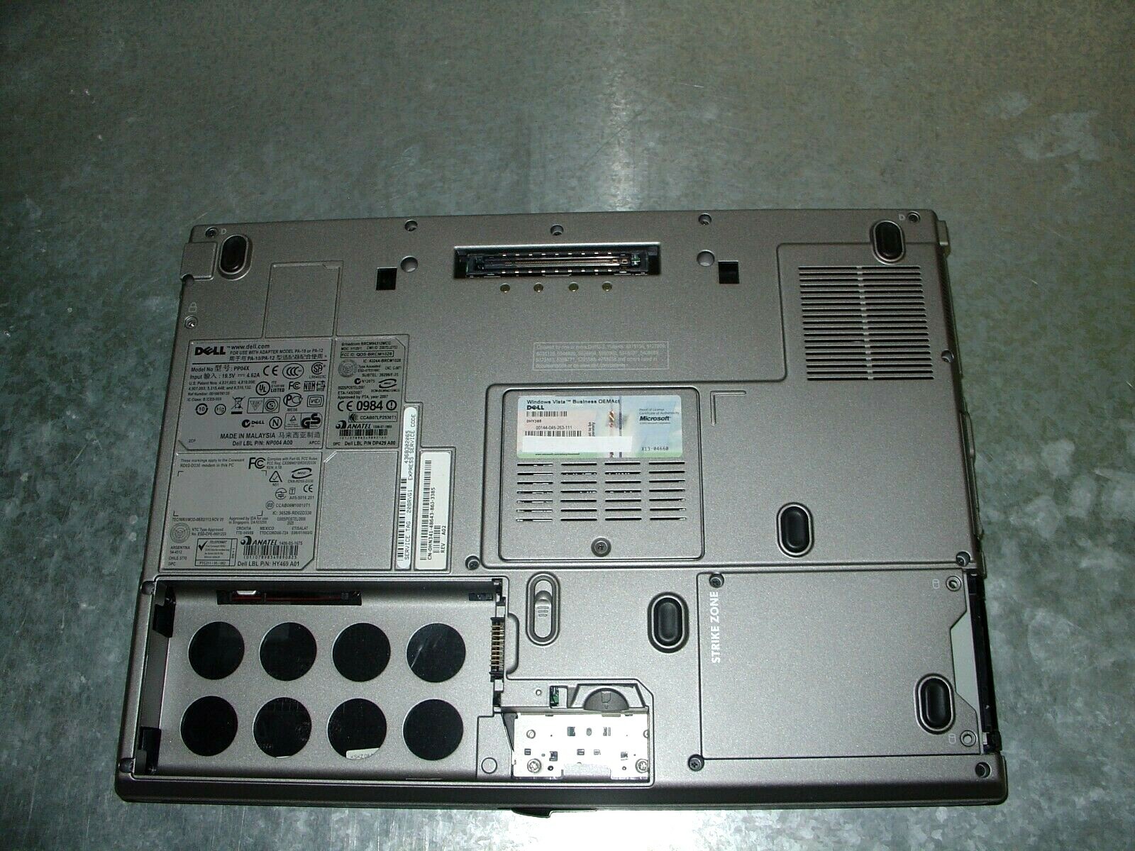 Dell Latitude D830 No Ram/HDD/Batt/PS For Parts Only
